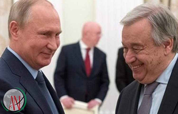 "Guterres sends letter to Putin on Ukraine grain exports."