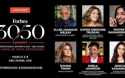 Abu Dhabi launches third annual Forbes 30/50 Summit on International Women