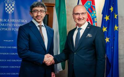 UAE Foreign Minister met with his Croatian counterpart