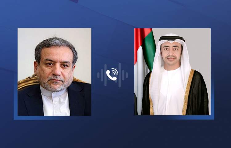 Abdullah bin Zayed talked with the new foreign minister of Iran