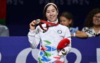 Zakia Khudadadi won the bronze medal of the Paris Para Olympic Games