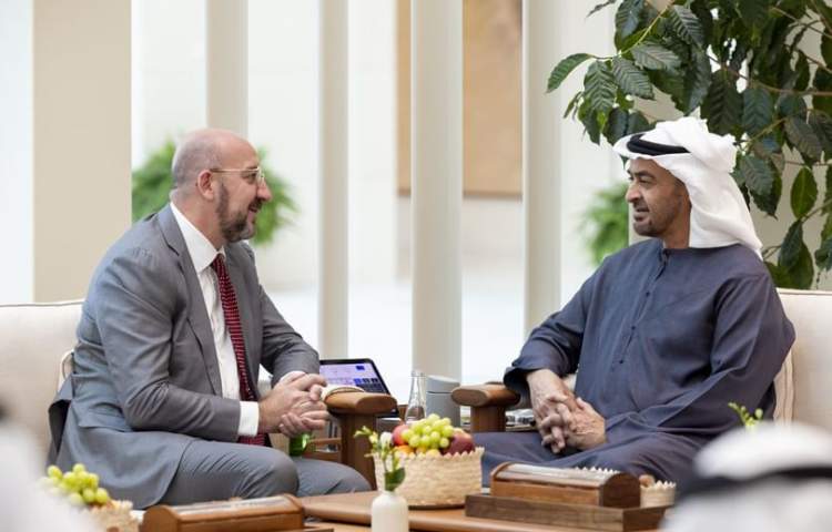 The President of the UAE and the President of the Council of Europe met