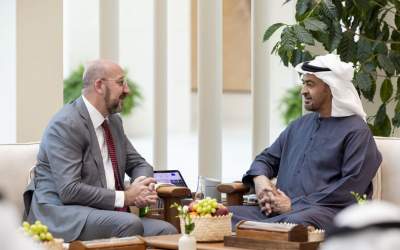 The President of the UAE and the President of the Council of Europe met