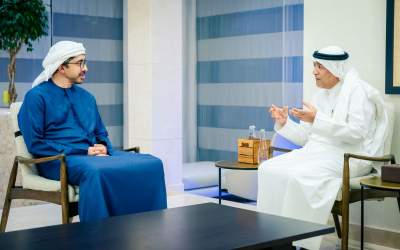 Abdullah Bin Zayed met with the Secretary General of the Persian Gulf Cooperation Council