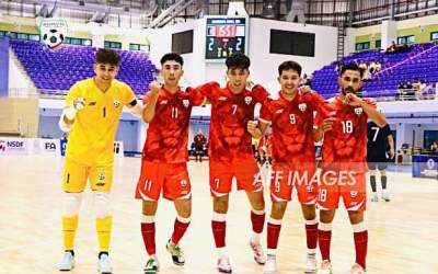 The national futsal team of Afghanistan passed the dam of Guatemala