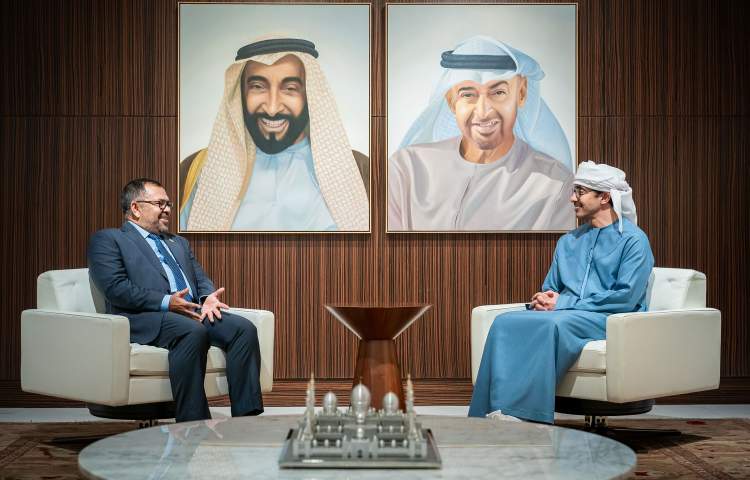 UAE Foreign Minister met with his Maldivian counterpart