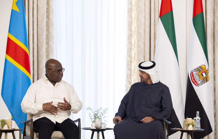 The presidents of the UAE and the Republic of Congo met