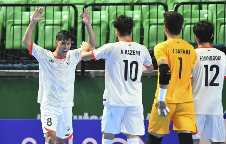 Afghanistan national futsal team lost to Thailand