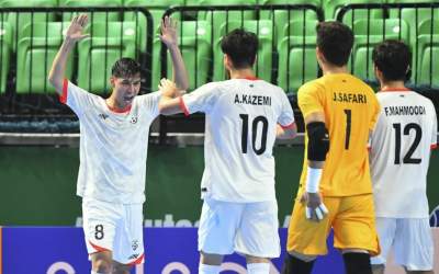 Afghanistan national futsal team lost to Thailand