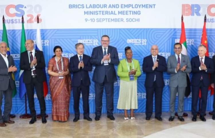 UAE Minister of Human Resources participated in the meeting of BRICS Labor Ministers