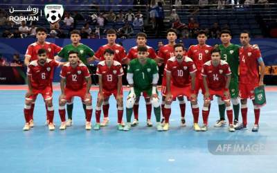 Afghanistan national futsal team lost to Ukraine