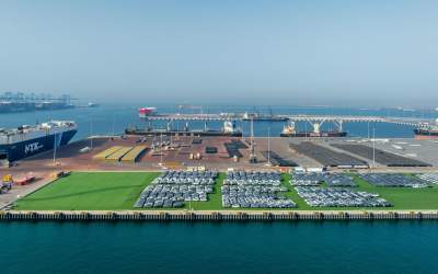 "Automobile Khalifa Port" announced a 30% increase in the volume of cars