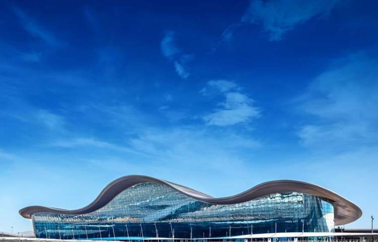 The northern runway of Zayed International Airport was reopened