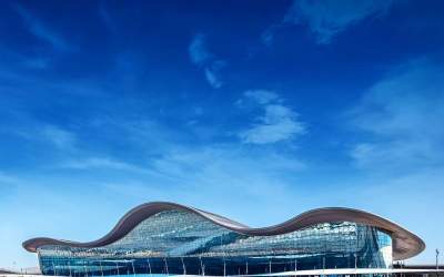 The northern runway of Zayed International Airport was reopened