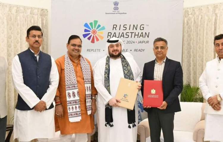 The UAE and the state of Rajasthan signed an investment memorandum