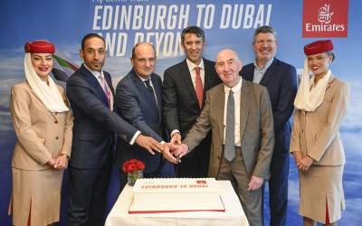 Emirates returns to Edinburgh with daily service