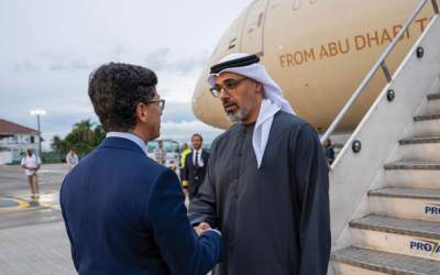 Abu Dhabi crown prince arrives in Brazil to attend G20 summit