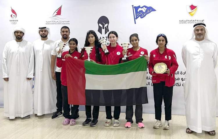 The UAE wins two gold medals at the Arab Women’s Sailing Championship