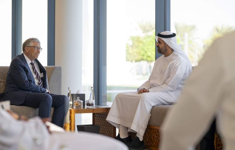 UAE official and Bill Gates discuss accelerating global development