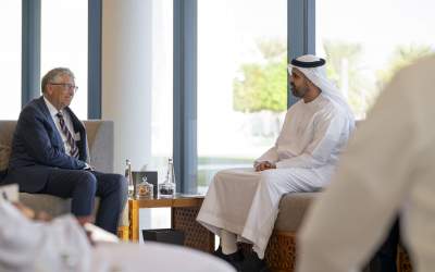 UAE official and Bill Gates discuss accelerating global development