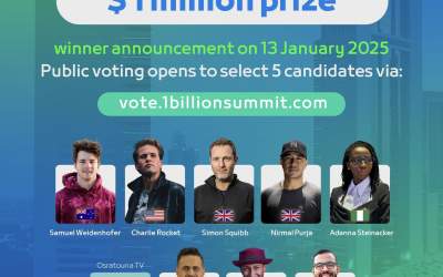 1 Billion Followers Summit shortlists 10 candidates for $1 million award