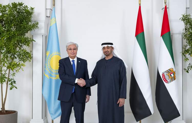 UAE president and Kazakh counterpart discuss bilateral relations