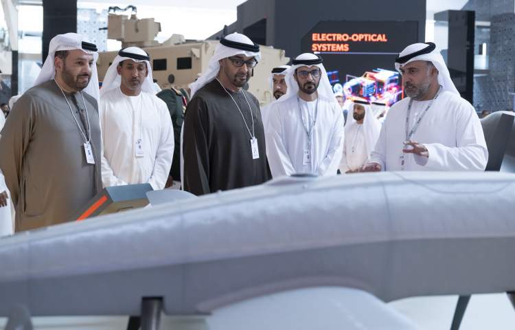 President of the UAE visits IDEX 2025