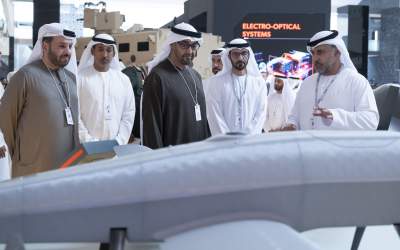 President of the UAE visits IDEX 2025