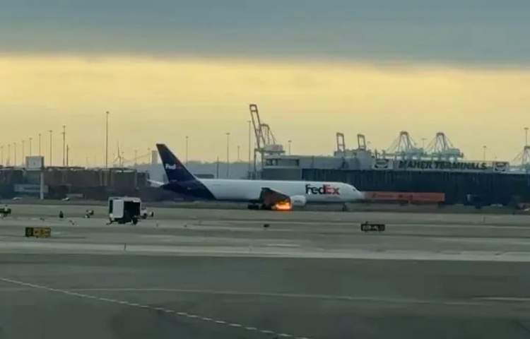 FedEx plane makes emergency landing after bird strike